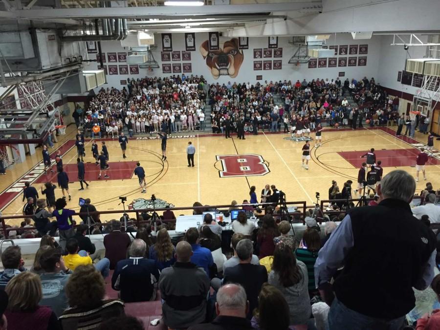 A packed house watched Bearden score two huge wins over Farragut on Friday night.