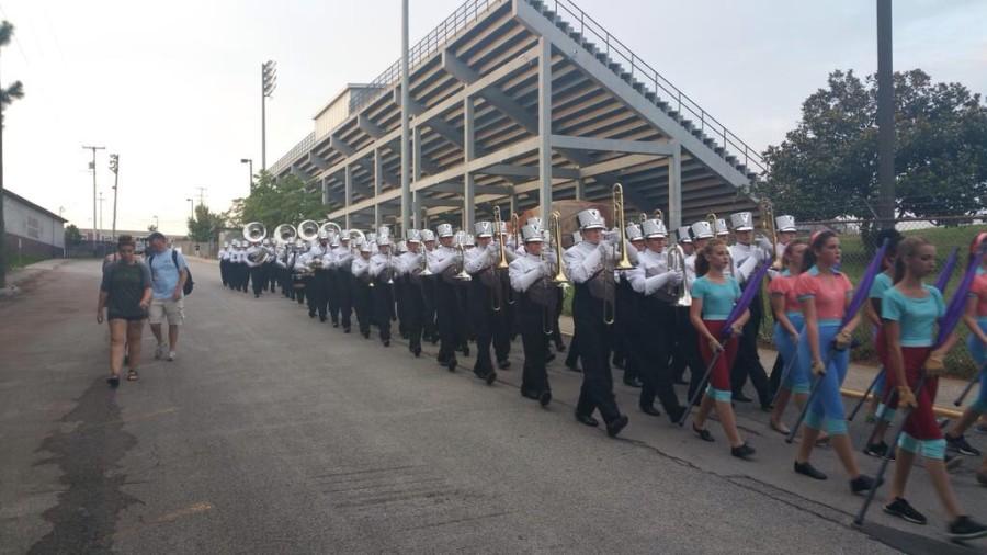 Beardens band finally has their long-awaited new uniforms, and theyre excited to break them in later in the season.