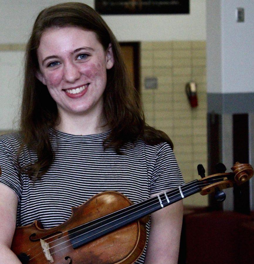 Junior Millie Runion is one of three BHS students selected to participate in either All-State Orchestra or Band.