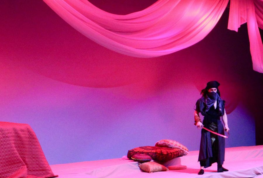 Pedro Lima designed the set for Beardens production of Arabian Nights and also has a role in the show.