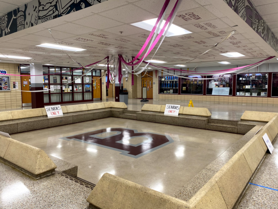 Beardens campus is decorated in anticipation of Friday nights homecoming dance.
