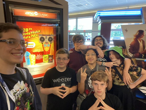 This group of Bearden students is one of many thrilled to be back in movie theaters on a regular basis.