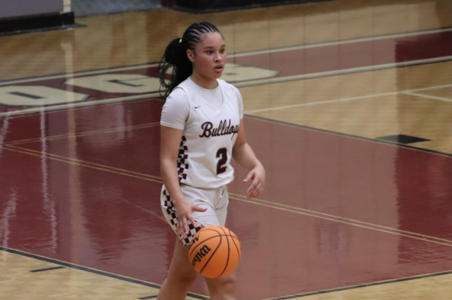 Freshman point guard Natalya Hodge has not looked like a first-year high school player for the Lady Bulldogs this season. She has been integral in Beardens unbeaten start.
