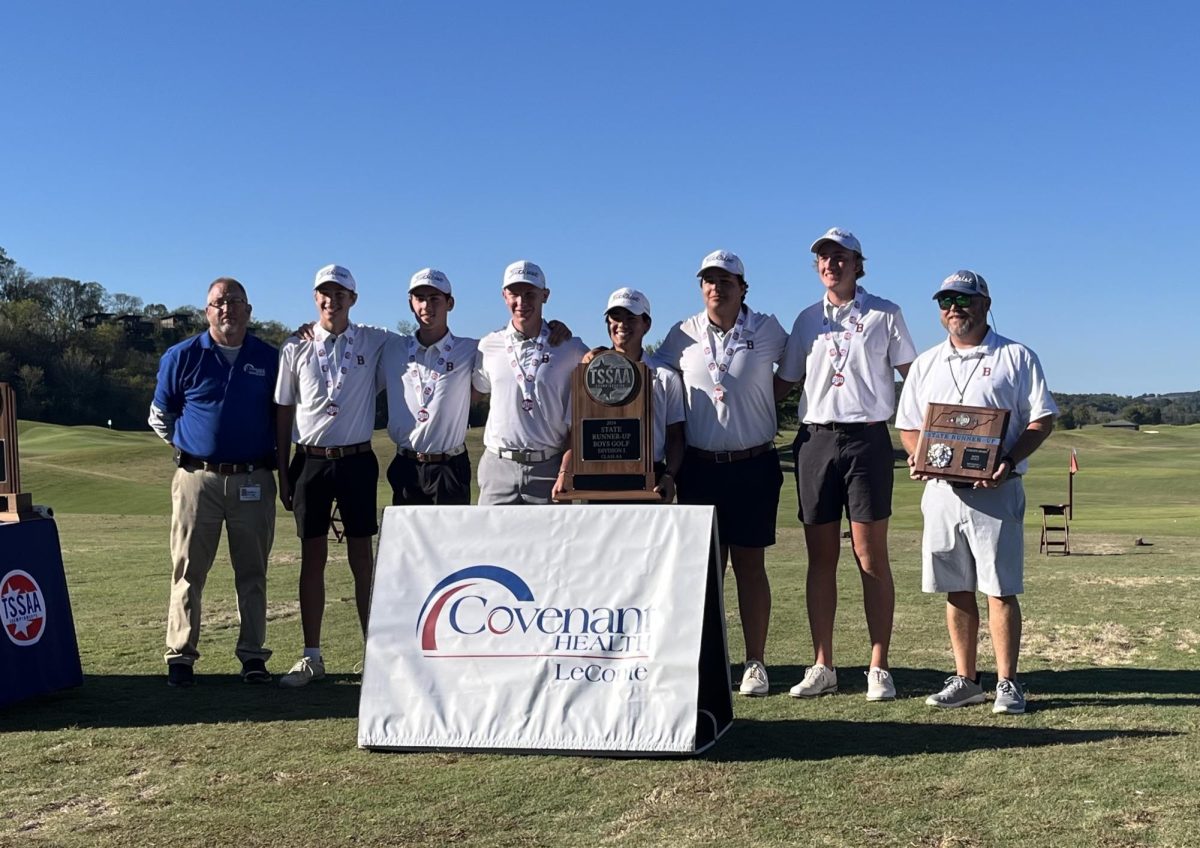 Bearden boys golf celebrates its state runner-up finish.