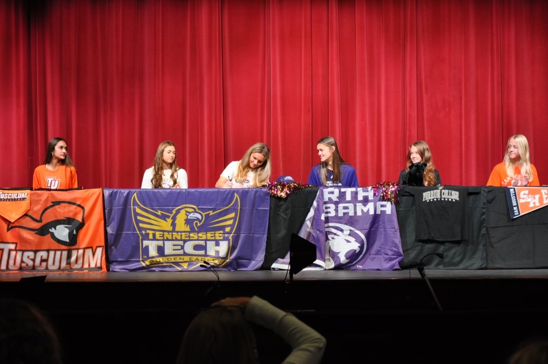 Eight Bearden athletes from the Class of 2025 have signed to continue playing sports at the college level.