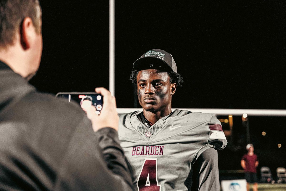 Sophomore quarterback D.J. Hunter has been banged up all season, but his breakout performance in the first round of the playoffs was his best in a Bearden uniform.