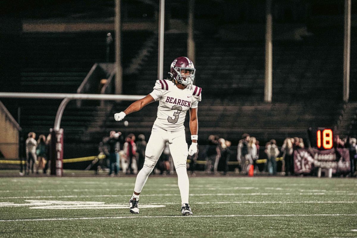 Junior receiver Deameion Leavell was one of many explosive weapons for the Bearden offense in 2024.