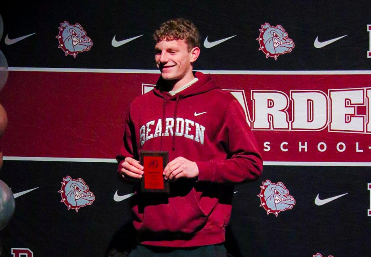 Justin Nordin was one of 22 seniors chosen by faculty for the Who's Who Award, and his peers voted him Most Athletic.