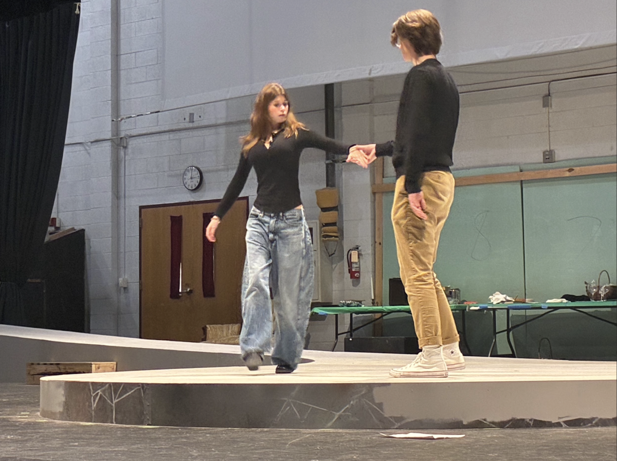 Caroline Alley plays adolescent and young adult Jane Eyre in Bearden's production.